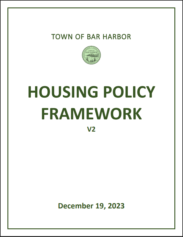 Housing Policy Framework