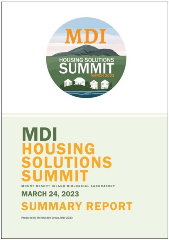 MDI Housing Solutions Summit Summary Report 2023